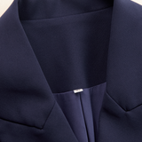Tailored Blazer Midi Dress with Button Front