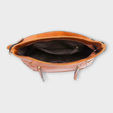 Hobo Crossbody Bag with Zip Pockets
