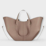 Oversized Shoulder Tote Bag with Drawstring