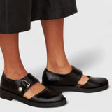 Valyra | Open Strap Loafers Women Slip-On Buckle Comfort Flats