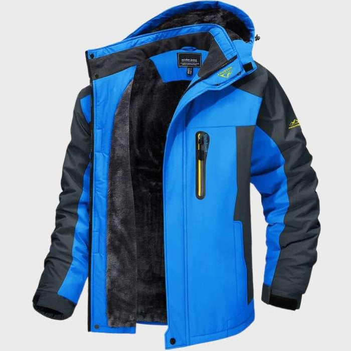 Hooded Fleece Jacket with Full-Zip Closure