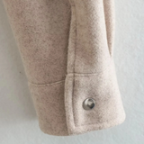 Cropped Trucker Jacket with Flap Pockets