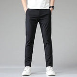 Stretch Slim-Fit Tapered Trousers