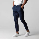 Men's Slim-Fit Trousers with Stretch