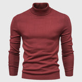Men's Turtleneck Slim-Fit Long Sleeve Sweater