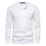 Men's Long Sleeve Shirt with Button Closure