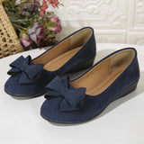 Bow Detail Ballet Flats with Round Toe