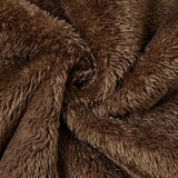 Faux Fur Lined Hooded Jacket with Zip Front and Patch Pockets