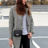 Oversized Longline Wool Blazer Coat
