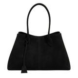 Slouchy Top Handle Tote Bag with Bag Charm