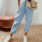 Noemie | Linen Jogger Pants Women Summer Relaxed Casual