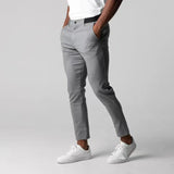 Men's Slim-Fit Trousers with Stretch
