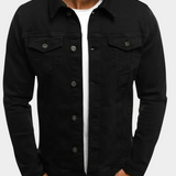 Men's Trucker Jacket – Button-Front Casual Jacket with Chest Pockets for Everyday Wear