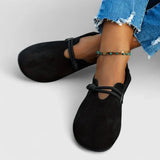 Elvara | Minimal Suede Summer Loafers Women Soft Slip-On Shoes