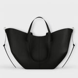 Oversized Shoulder Tote Bag with Drawstring