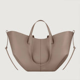 Oversized Wide Tote Bag with Shoulder Straps