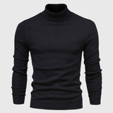 Men's Turtleneck Slim-Fit Long Sleeve Sweater