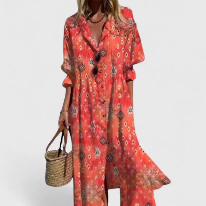 Colette | Casual Button Shirt Dress Women Summer Lightweight Relaxed