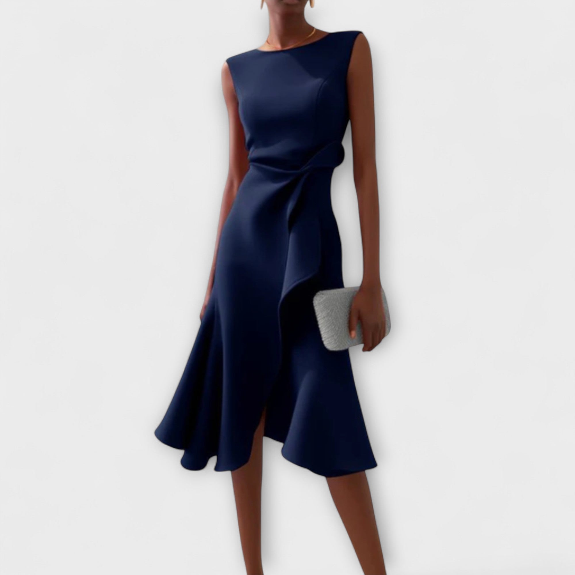 Juliette | Elegant Sleeveless Midi Dress Women Summer Fitted
