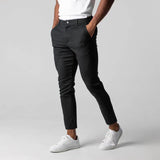 Men's Slim-Fit Trousers with Stretch