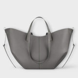 Oversized Shoulder Tote Bag with Drawstring