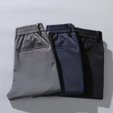 Stretch Slim-Fit Tapered Trousers