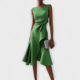 Juliette | Elegant Sleeveless Midi Dress Women Summer Fitted