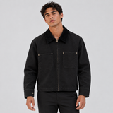 Zip-Front Jacket with Patch Pockets