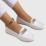 Ysaline | Elegant Classic Chain Loafers Women Slip-On Shoes