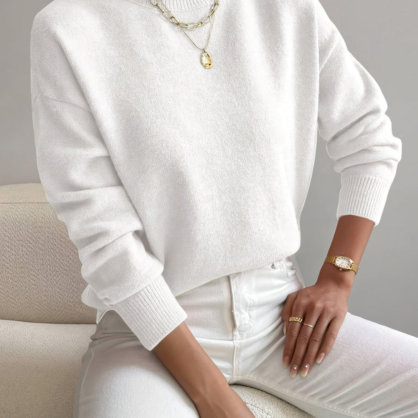 Women's Turtleneck Knit Sweater