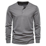 Men's Long Sleeve Shirt with Button Closure
