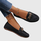 Ysaline | Elegant Classic Chain Loafers Women Slip-On Shoes
