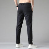 Stretch Slim-Fit Tapered Trousers