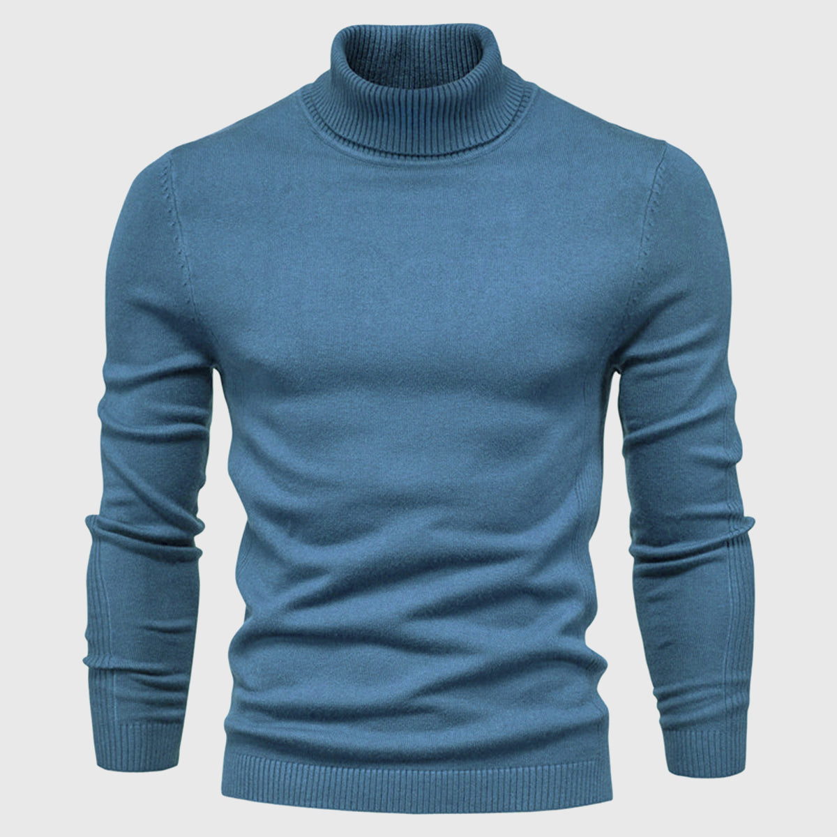 Men's Turtleneck Slim-Fit Long Sleeve Sweater
