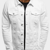 Men's Trucker Jacket – Button-Front Casual Jacket with Chest Pockets for Everyday Wear