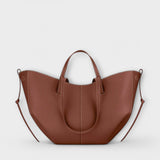 Oversized Shoulder Tote Bag with Drawstring