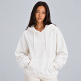 Women's Graphic Hoodie with Inspirational Quote Back Print and Long Sleeves