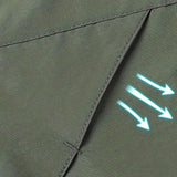 Men's Hooded Jacket – Full-Zip Outdoor Style with Stand Collar and Zippered Chest Pocket