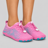 Barefoot Mesh Shoes with Lace Up Front and Round Toe