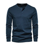 Men's Long Sleeve Shirt with Button Closure