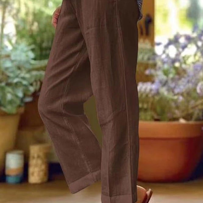Elise | Linen Pants Women Summer Relaxed Casual