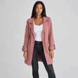 Women's Long Cardigan with Notched Lapels and Button Front for Everyday Wear