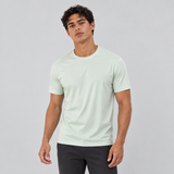 Fitted Short Sleeve Shirt with Round Neck