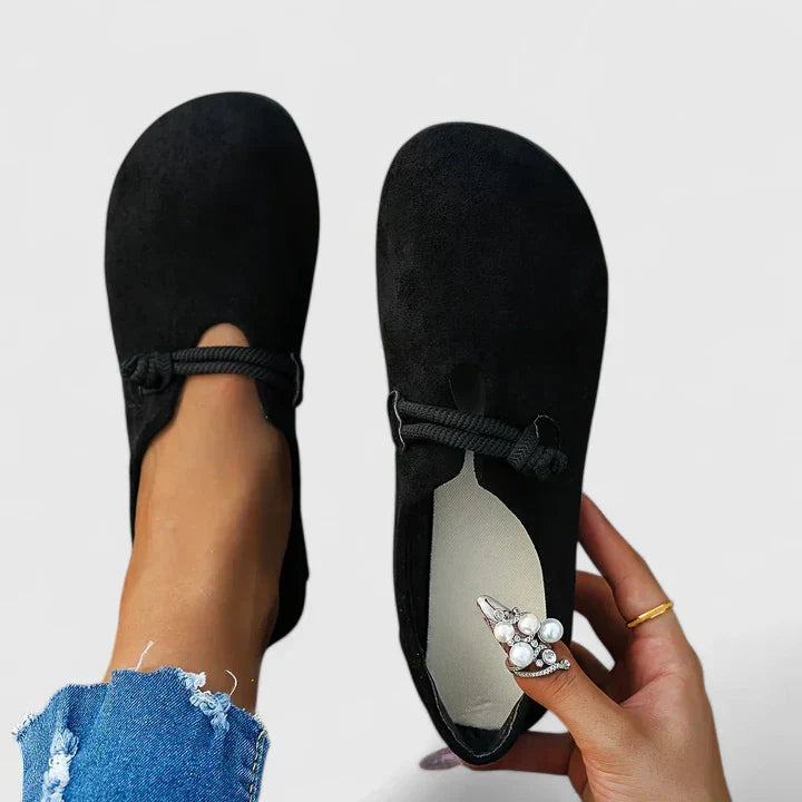 Elvara | Minimal Suede Summer Loafers Women Soft Slip-On Shoes