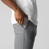 Men's Slim-Fit Trousers with Stretch