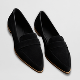 Solviera | Suede Loafers Women Pointed Slip-On Comfort Shoes