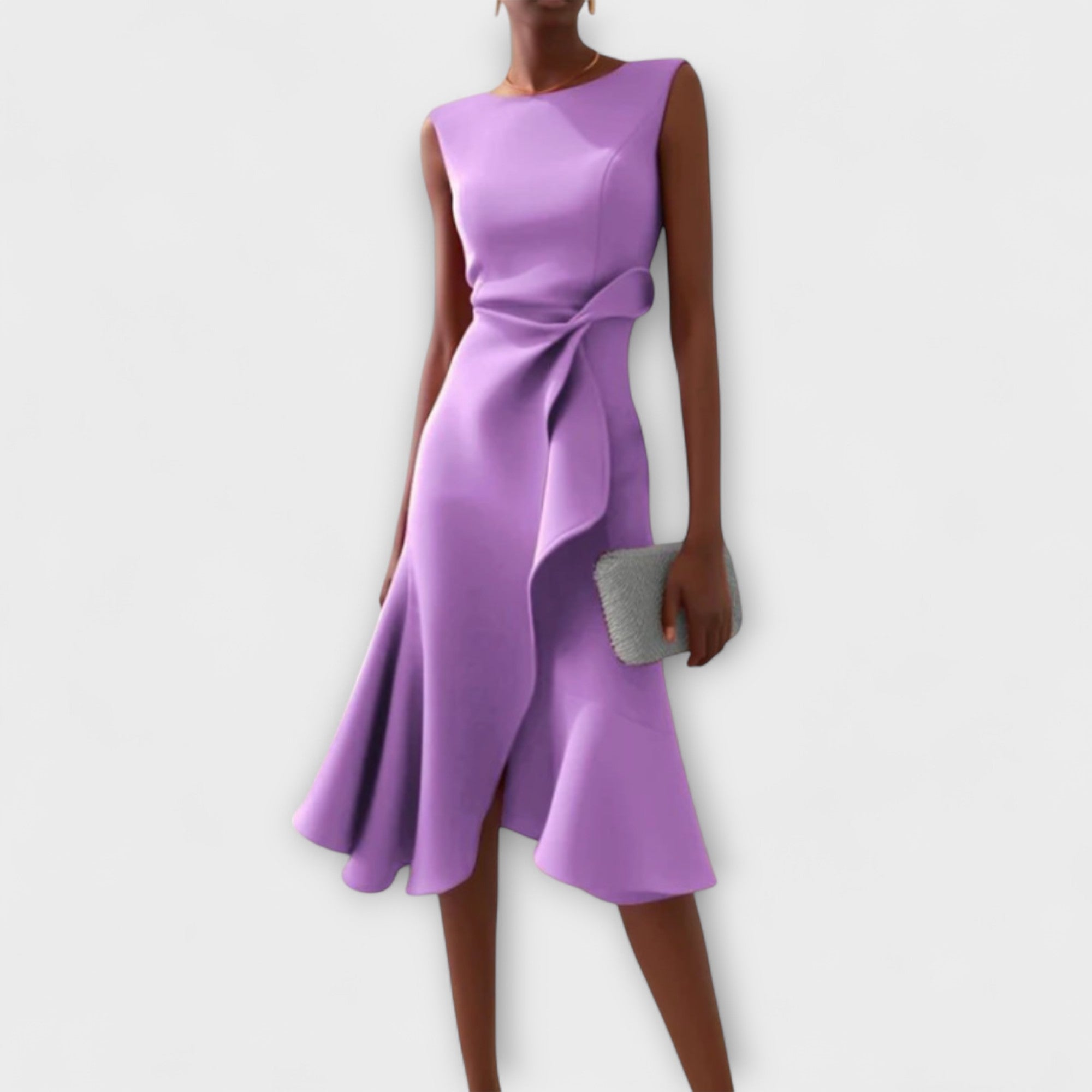 Juliette | Elegant Sleeveless Midi Dress Women Summer Fitted