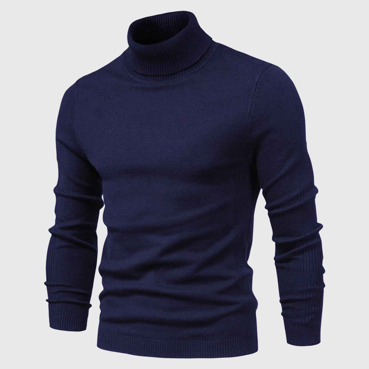Men's Turtleneck Slim-Fit Long Sleeve Sweater