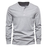 Men's Long Sleeve Shirt with Button Closure