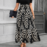 Floral Print A-Line Maxi Dress with Tie Waist and Puff Sleeves